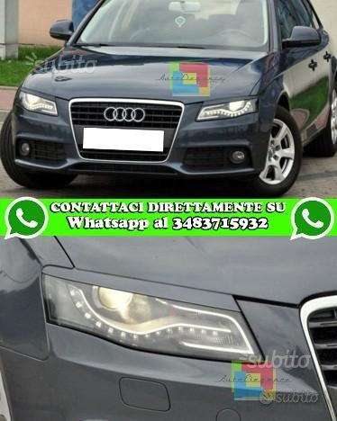 Audi a4 b8 8k 2007-2011 palpebre fari anteriori AUTOELEGANCERICAMBI