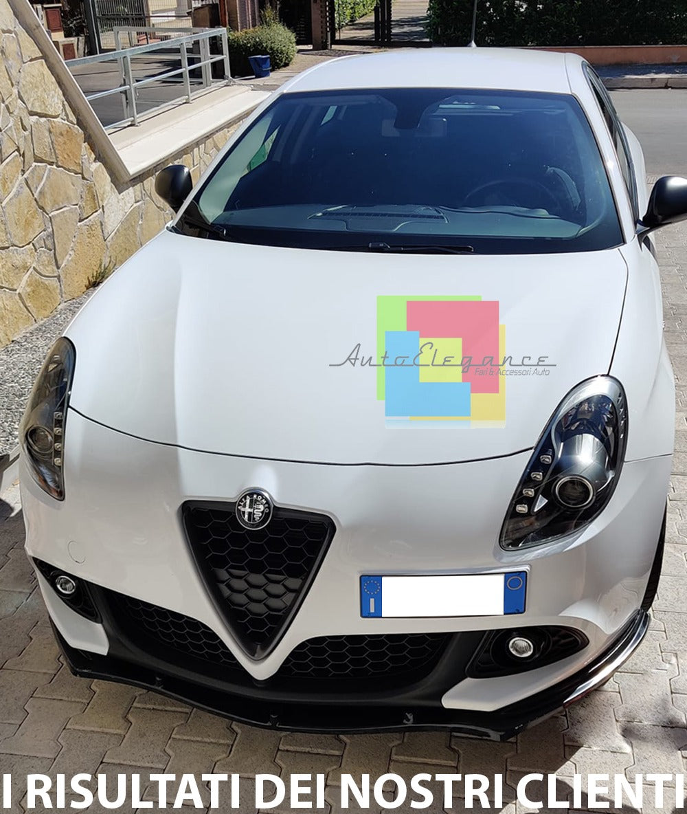 0020 ALFA ROMEO GIULIETTA SPLITTER SPOILER SOTTO PARAURTI ANTERIORE ABS LAMA AUTOELEGANCERICAMBI
