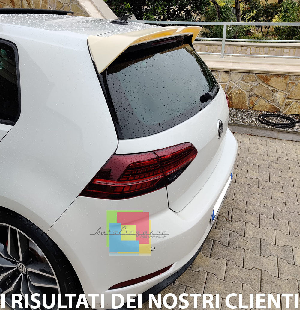 VW GOLF 7.5 VII 2016-2020 SPOILER SUL TETTO POSTERIORE LOOK RLINE TUNING