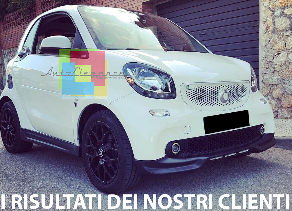 SMART FORTWO 453 2014+ SPOILER SOTTO PARAURTI ANTERIORE SPORTIVO IN ABS