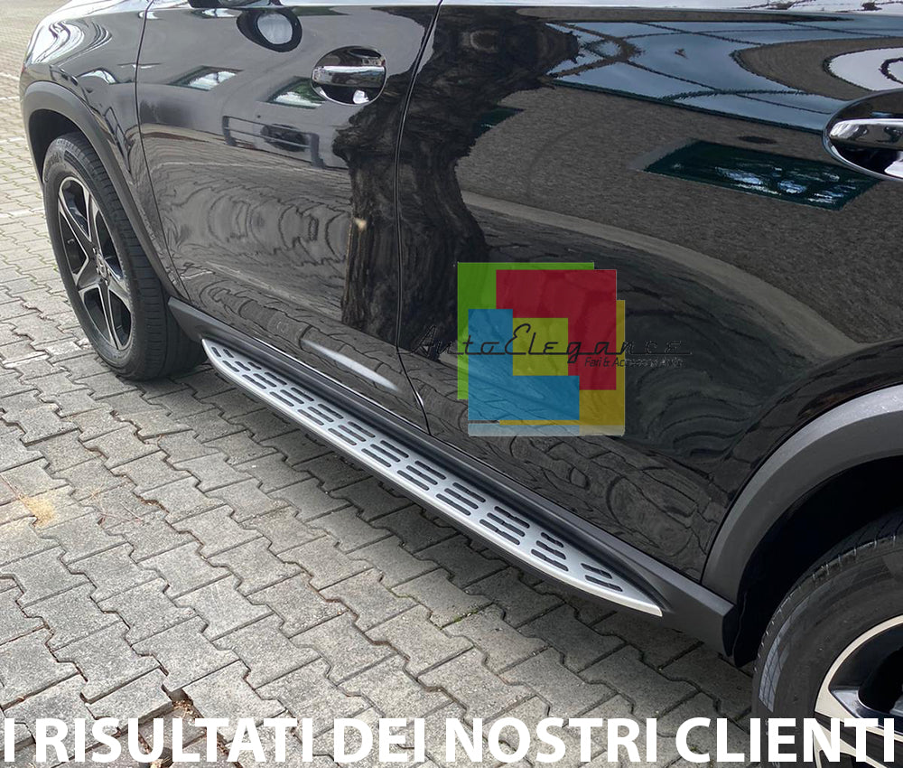 SIDE STEPS UNDER DOOR MERCEDES GLE W167 2019+ TOP QUALITY ALUMINUM