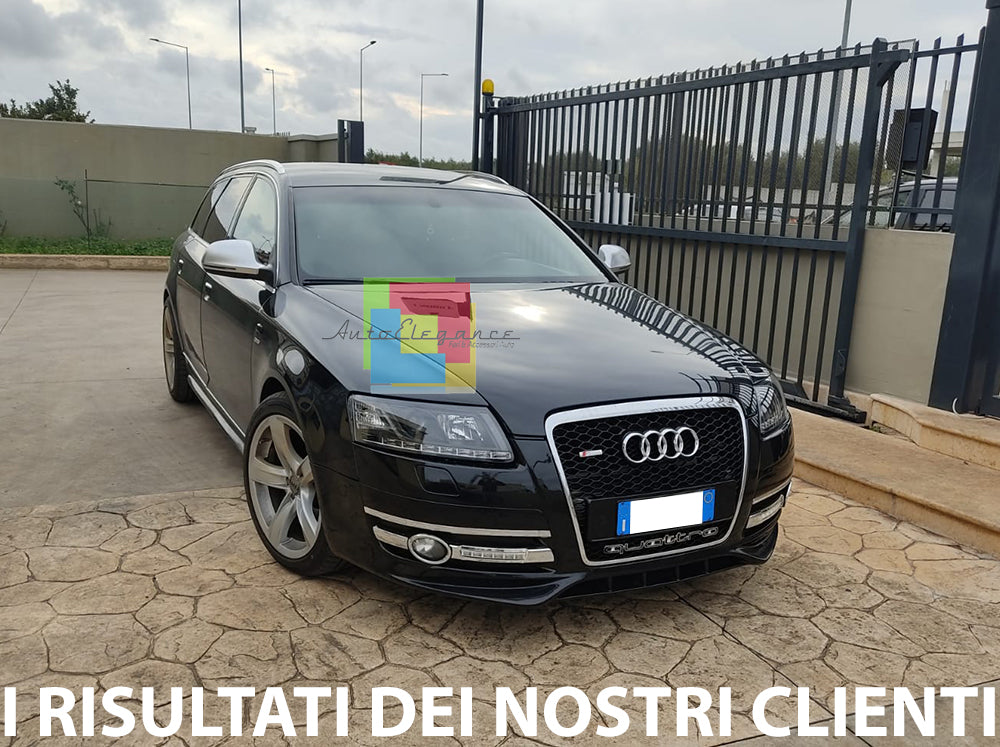 AUDI A6 4F 2004-2008 SPOILER ANTERIORE SOTTO PARAURTI LOOK S-LINE S6 AUTOELEGANCERICAMBI