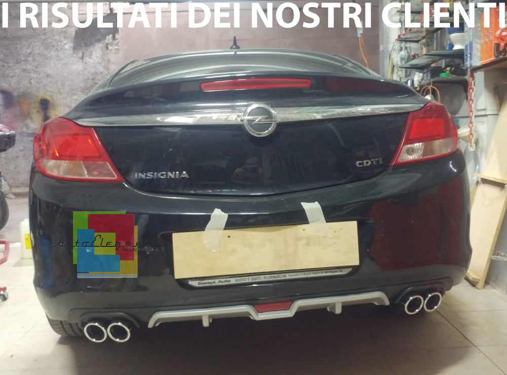 OPEL INSIGNIA A 08-17 ABS AESTHETIC REAR BUMPER DIFFUSER