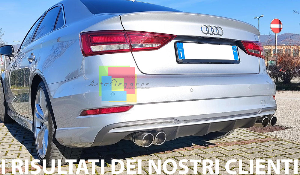 SOTTO PARAURTI AUDI A3 8V BERLINA 2016 IN POI DIFFUSORE PARAURTI SLINE