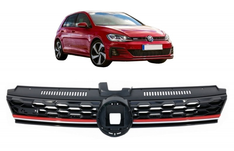 VW GOLF 7.5 VII 2017+ FRONT GRILLE GTI LOOK