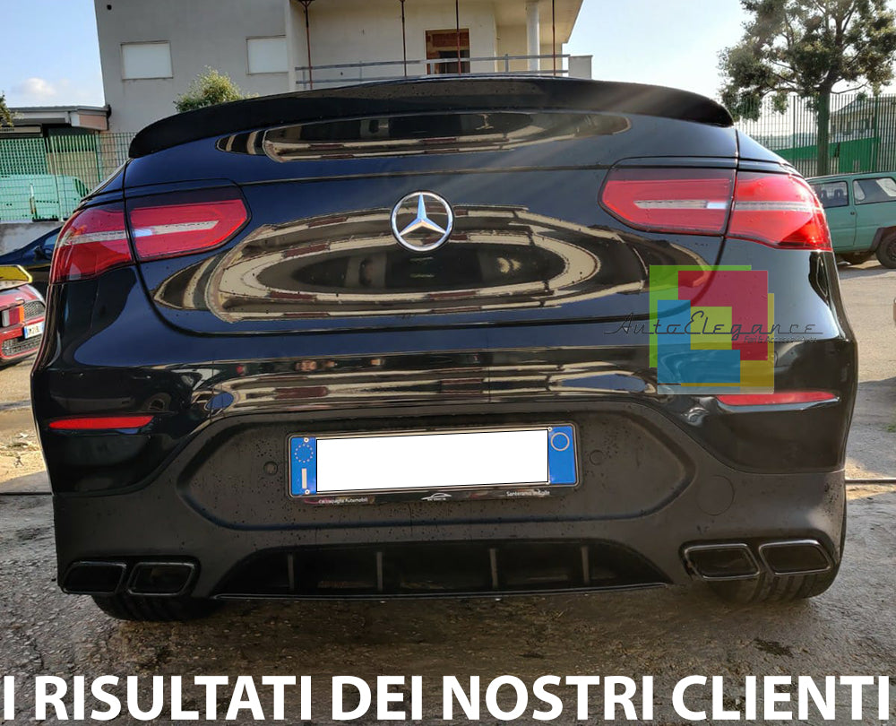 SPOILER AMG POSTERIORE SUL COFANO MERCEDES GLC COUPE C253 2015+ TOP QUALITA'