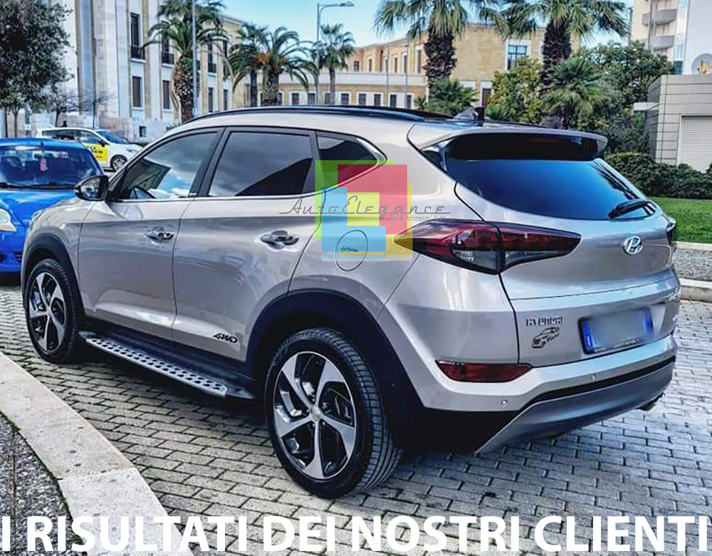 HYUNDAI TUCSON TLE 2015 IN POI PEDANE LATERALI SOTTO PORTA ACCIAIO