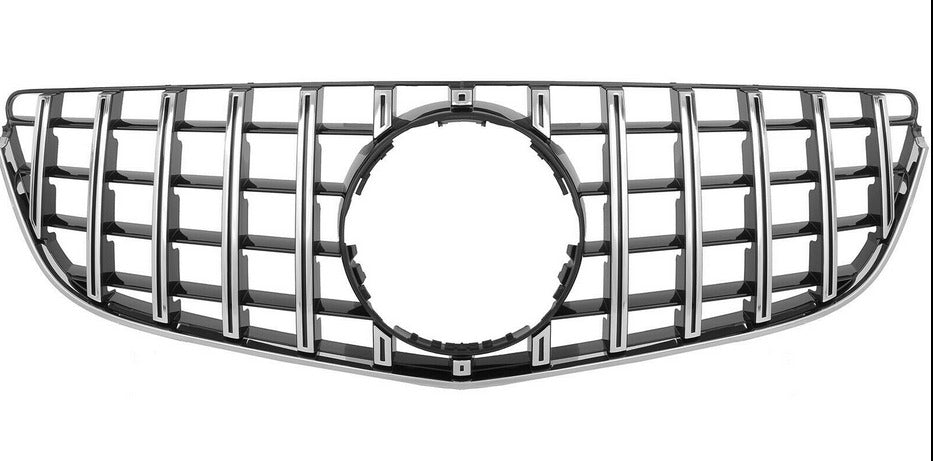 MERCEDES GT LOOK grill e class w207 c207 a207 gloss CHROME FRONT GRILLE