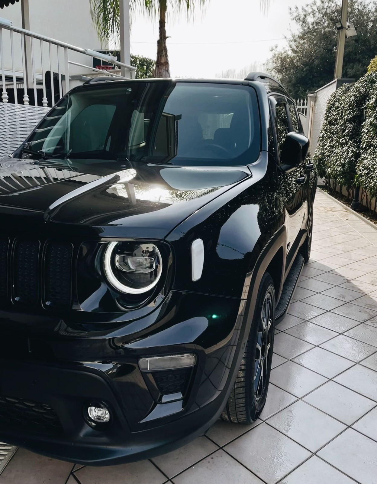 0043 SOTTO PORTA NERE JEEP RENEGADE 2014-2020 PEDANE LATERALI LOOK SPORT AUTOELEGANCERICAMBI