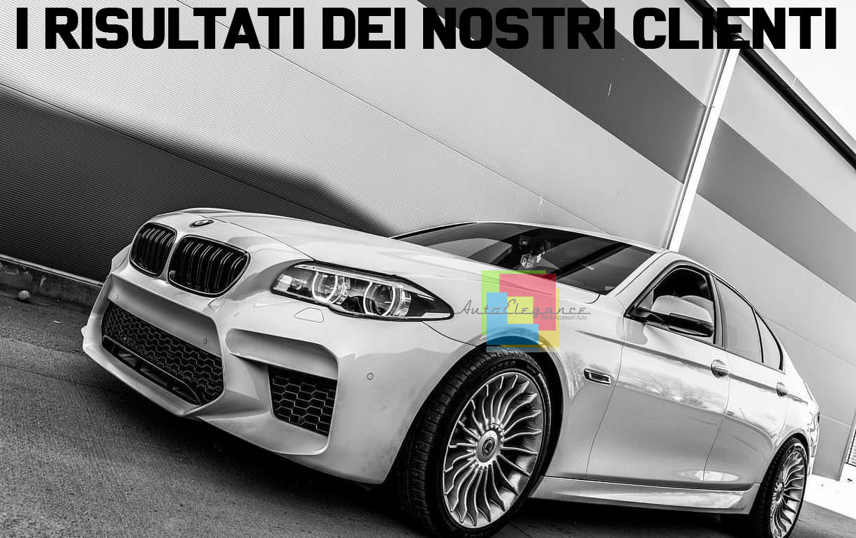 BMW SERIE 5 F10 F11 2011-2017 PARAURTI ANTERIORE COMPLETO DI GRIGLIE DESIGN G30 M5 AUTOELEGANCERICAMBI