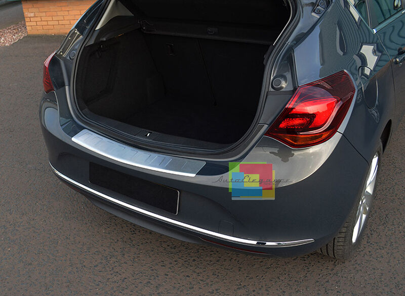 REAR TAILGATE PLATE OPEL ASTRA J SEDAN COUPE 2010+ STAINLESS STEEL