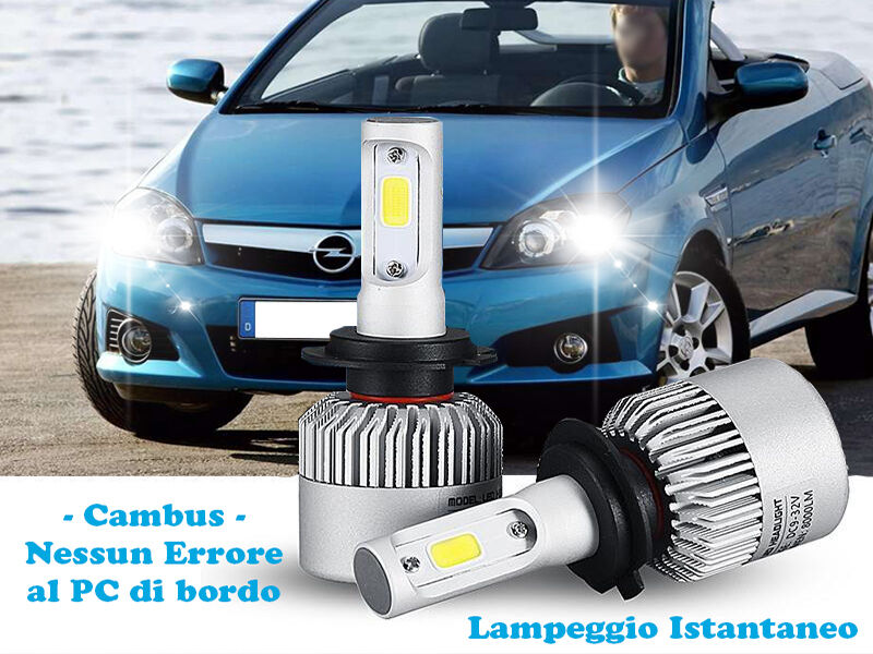 OPEL TIGRA TwinTop LED LOW BEAM HEADLIGHTS INSTANT FLASH 6000K