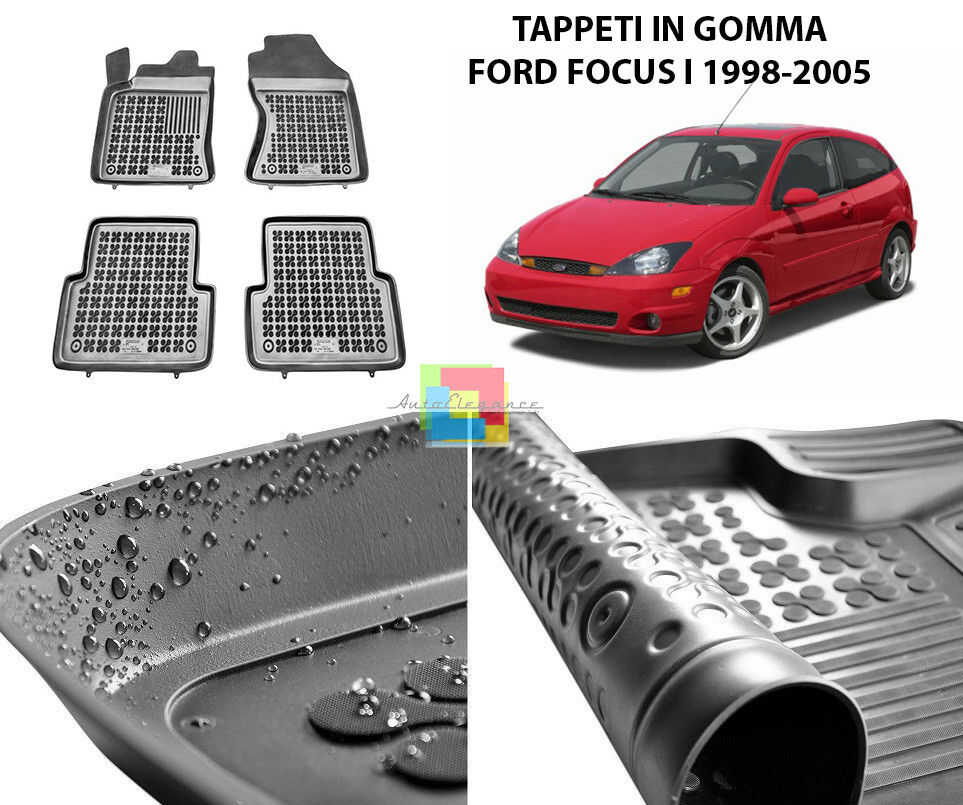 FORD FOCUS I 1998-2005 RUBBER CAR MATS - TOP QUALITY MATS -1