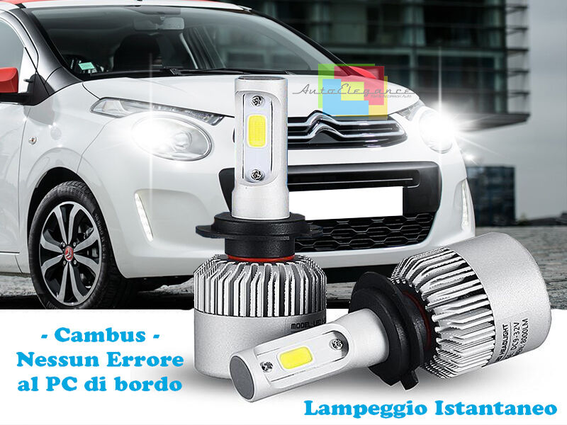 LAMPADE ANABBAGLIANTI LED CITROËN C1 II 2014+ ISTANTANEO 6000K CREE