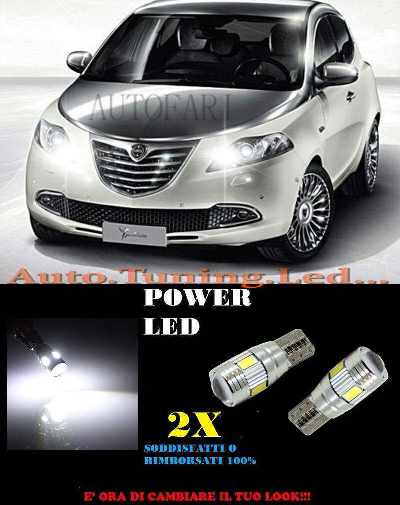 POSITION LIGHTS LANCIA Y YPSILYN 11-14 CANBUS T10 WHITE 6 LED SUPER QUALITY