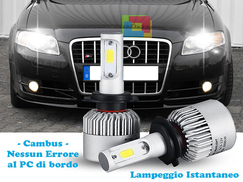 LAMPADE ANABBAGLIANTI LED AUDI A4 B7 04-07 ISTANTANEO 6000K