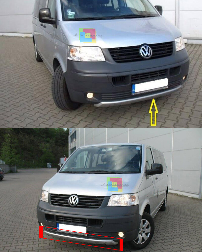 UNDER BUMPER VW T5 TRANSPORTER FRONT PROTECTION SPORTY LOOK