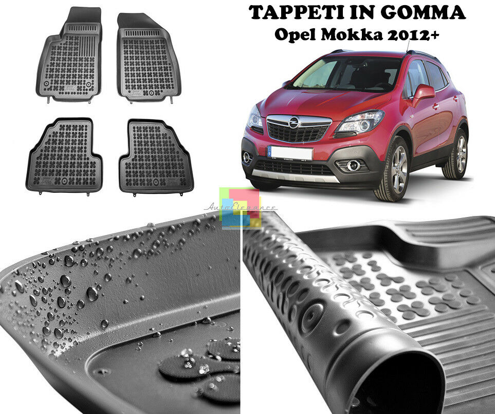 OPEL MOKKA 2012 IN POI TAPPETINI AUTO IN GOMMA - TAPPETI TOP QUALITA -1-
