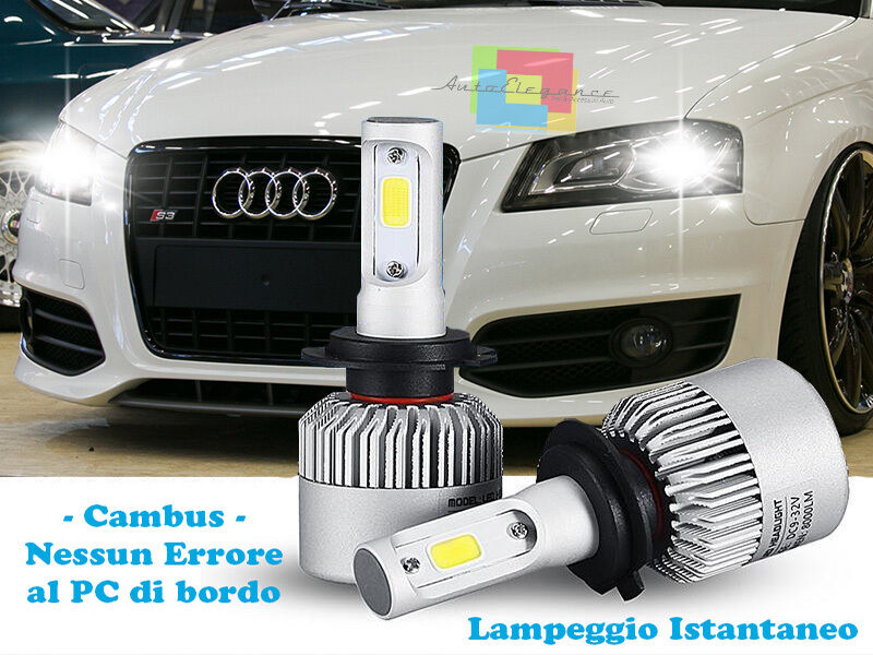 LAMPADE ANABBAGLIANTI LED AUDI A3 8P 2008-2012 ISTANTANEO 6000K CREE
