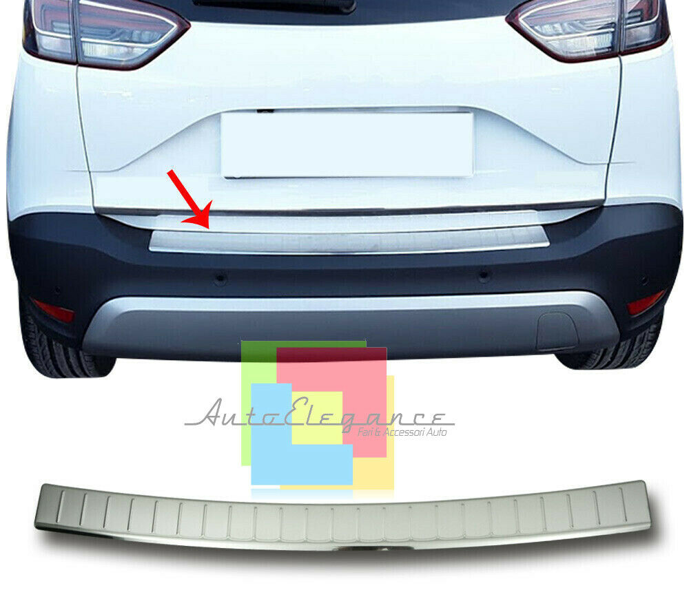 OPEL CROSSLAND X 2017+ CHROME PLATE REAR TAILGATE STAINLESS STEEL