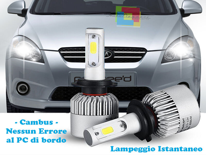LED LOW BEAM LAMPS KIA PRO CEED 08-12 INSTANT FLASH 6000K