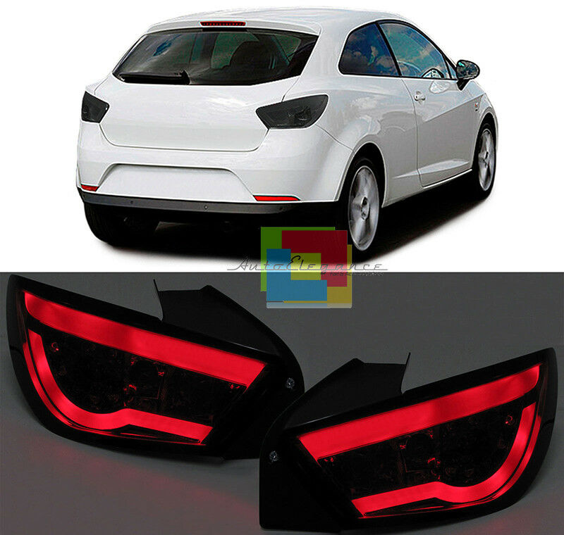 LIGHTBAR LED REAR LIGHTS FOR SEAT IBIZA 6J 3 DOORS 2008-2012 LIGHTBAR