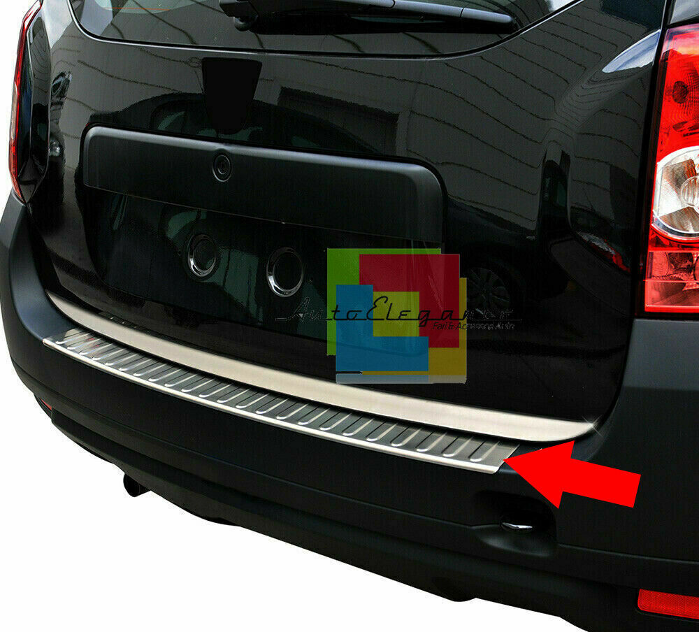 PIASTRA CROMATA PORTELLONE COFANO POSTERIORE DACIA DUSTER 2010-2017 ACCIAIO INOX