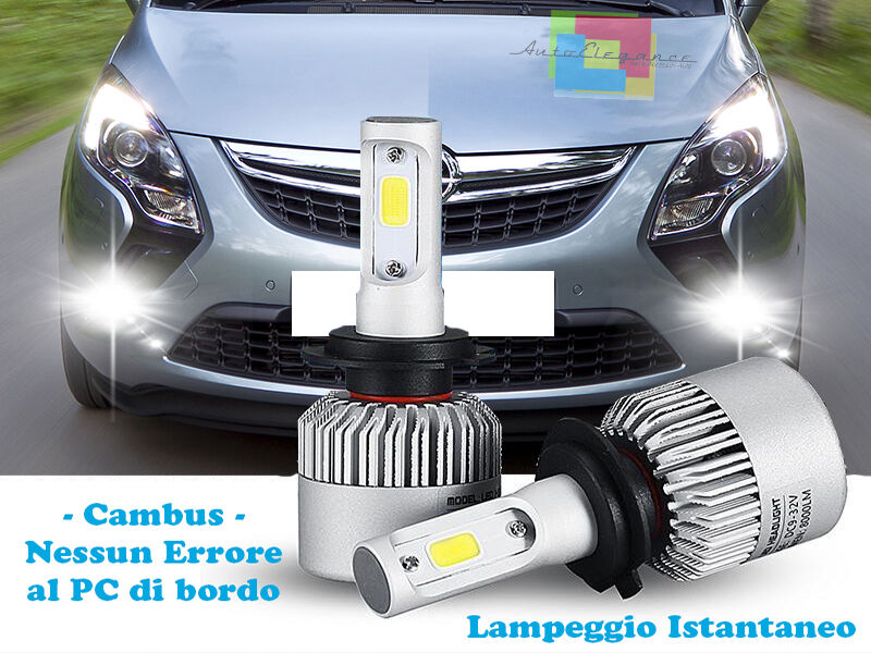 LAMPADE FENDINEBBIA A LED OPEL ZAFIRA TOURER C 2011+ CAMBUS BIANCO GHIACCIO CREE