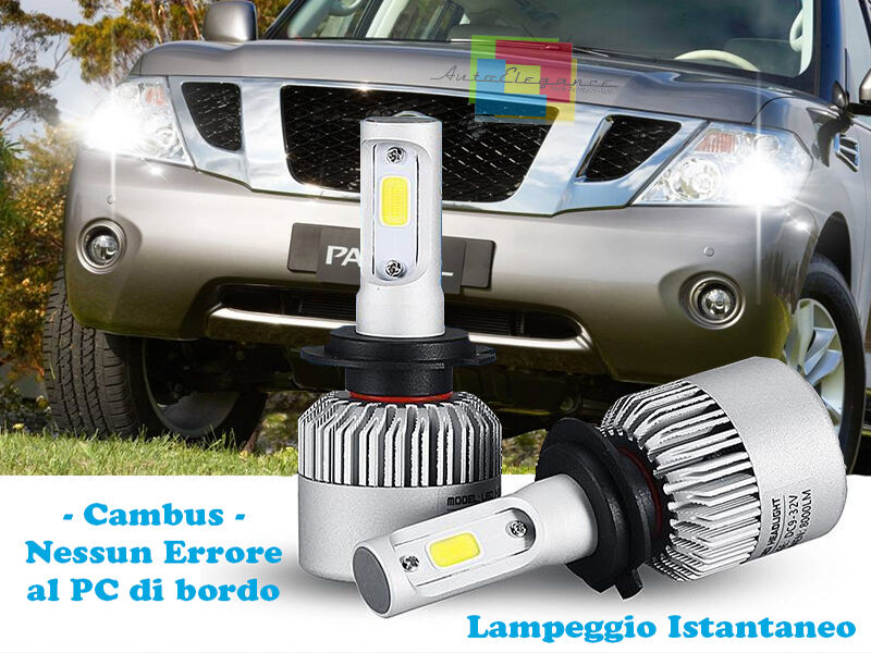 LED LOW BEAM LAMPS NISSAN PATROL VI 2010+ INSTANT 6000K CREE