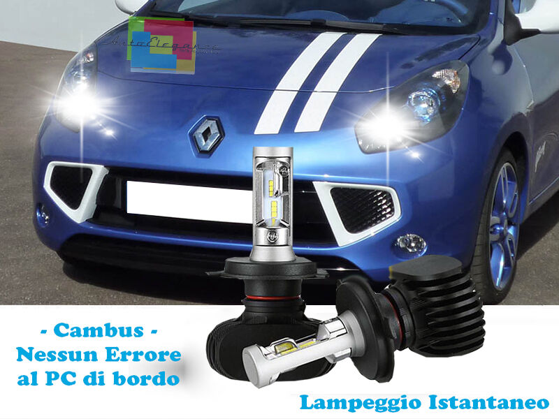 HIGH BEAM LAMPS INSTANT FLASHING LED RENAULT WIND 2010+ CREE