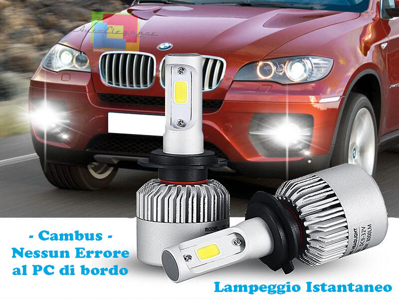 LAMPADE FENDINEBBIA A LED BMW X6 E71 E72 2008-2014 CAMBUS BIANCO CREE