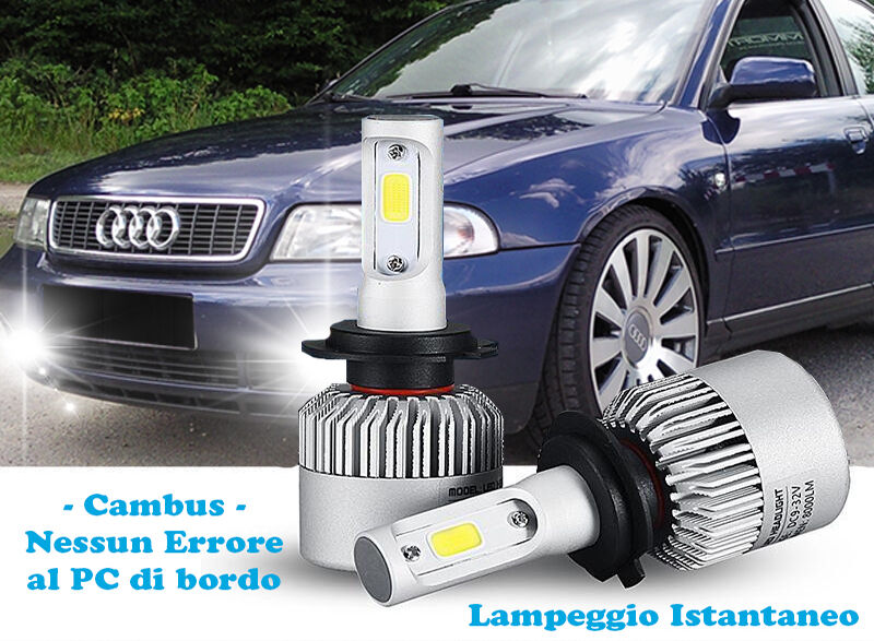 CREE LED FOG LIGHTS AUDI A4 B5 1994-2000 CAMBUS 6000K ICE WHITE