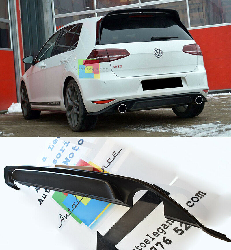 REAR DIFFUSER FOR GTI BUMPER UNDER BUMPER VW GOLF 7 MK7 2012+