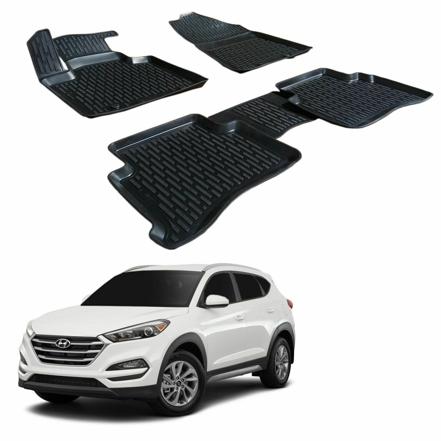HYUNDAI TUCSON 2015+ RUBBER CAR MATS - TOP QUALITY MATS -1