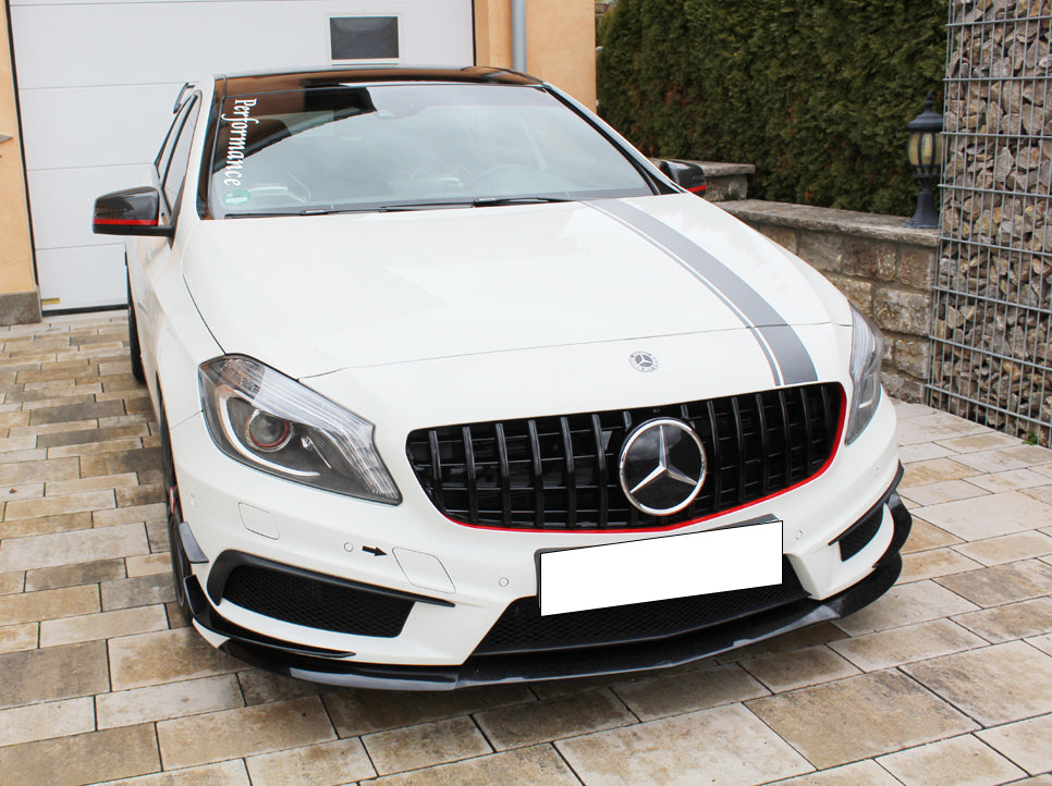 GRIGLIA ANTERIORE NERO LUCIDO - MERCEDES CLASSE A W176 2012-2015 CALANDRA AMG