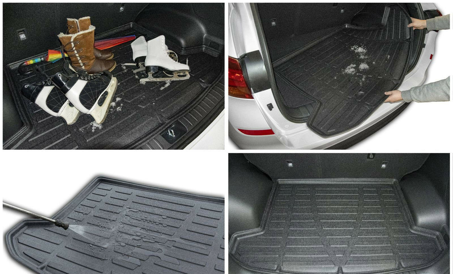 VASCA BAULE BAGAGLIAIO IN PVC per VW TIGUAN 2017-AD OGGI