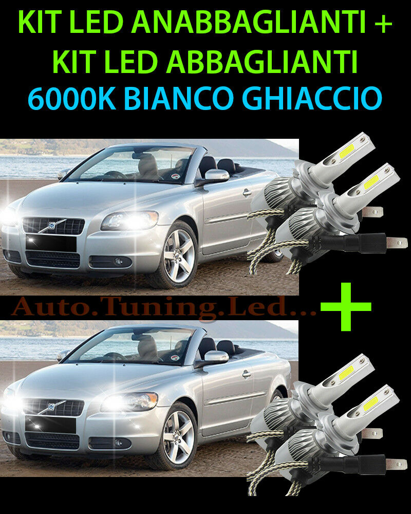 KIT LED LAMPADE ABBAGLIANTI & ANABBAGLIANTI PER VOLVO C70 2006-2013 -.