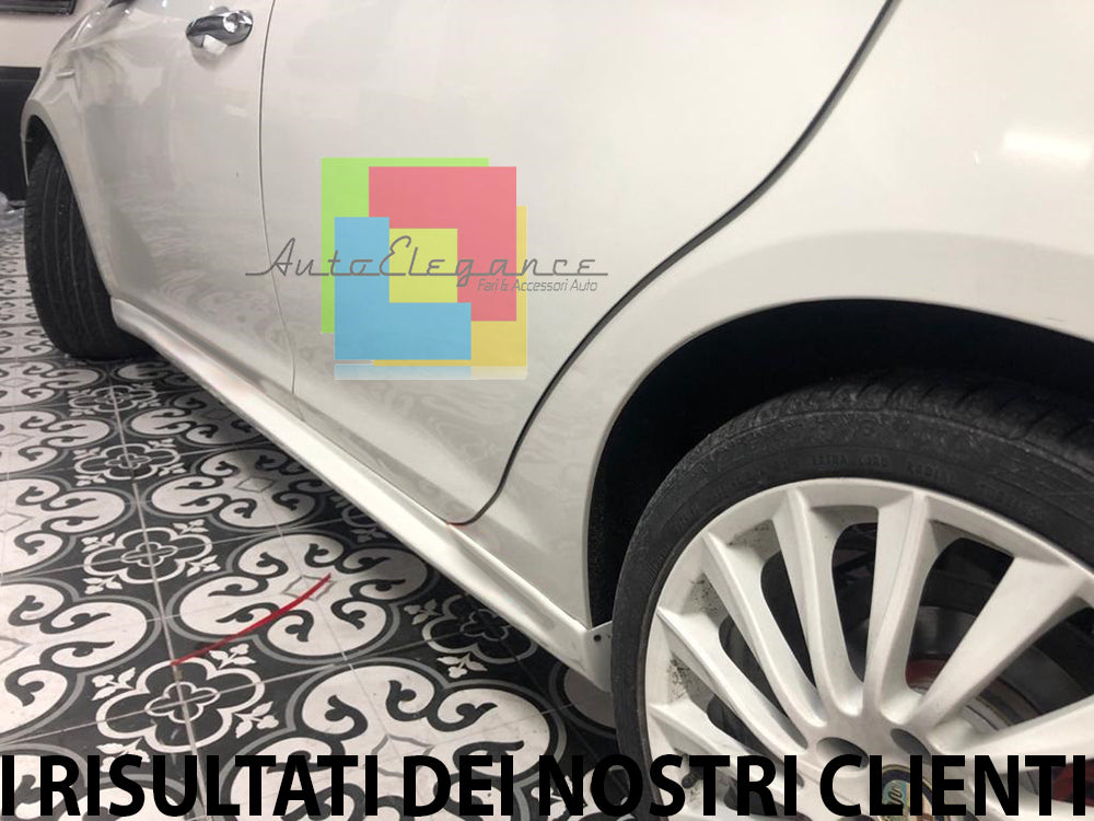 MINIGONNE LATERALI PER ALFA ROMEO GIULIETTA SOTTO PORTA SPORTIVE ABS / PLASTIC -