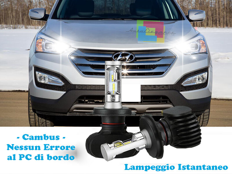 LAMPADE ABBAGLIANTI LAMPEGGIO ISTANTANEO A LED HYUNDAI GRAND SANTA FÉ CREE