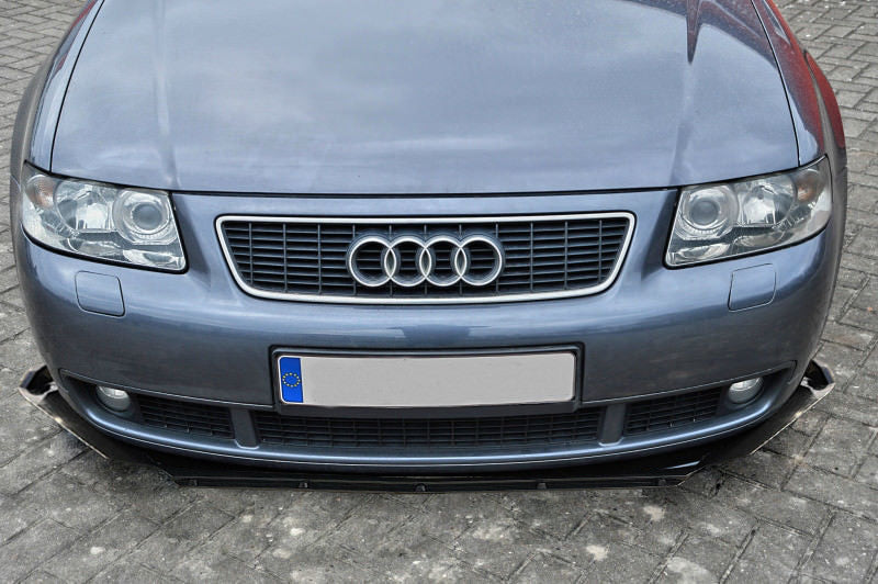 AUDI A3 8L 1996-2006 SPLITTER SOTTO PARAURTI ANTERIORE NERO LUCIDO LOOK RS AUTOELEGANCERICAMBI