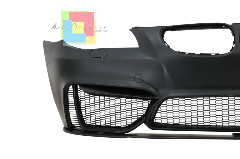 BMW SERIE 5 E60 E61 2003-2010 PARAURTI ANTERIORE ABS LOOK M4 AUTOELEGANCERICAMBI