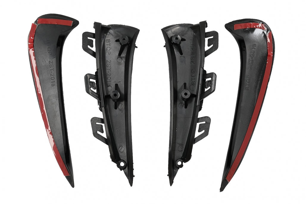 MERCEDES GLA H247 AMG PAIR OF REAR BUMPER MOULDINGS AMG LOOK 3M FLAPS
