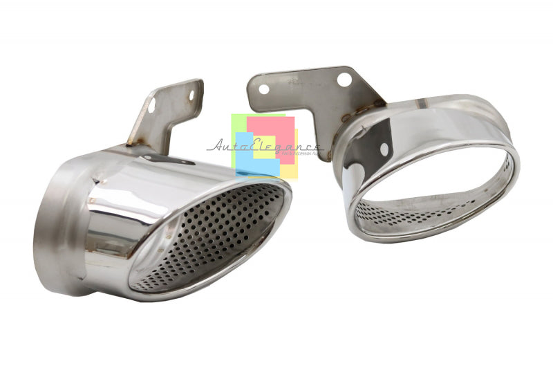 AUDI A4 B9 2015-2018 BERLINA PARAURTI POSTERIORE LOOK RS4 + TERMINALI OVALI INOX AUTOELEGANCERICAMBI