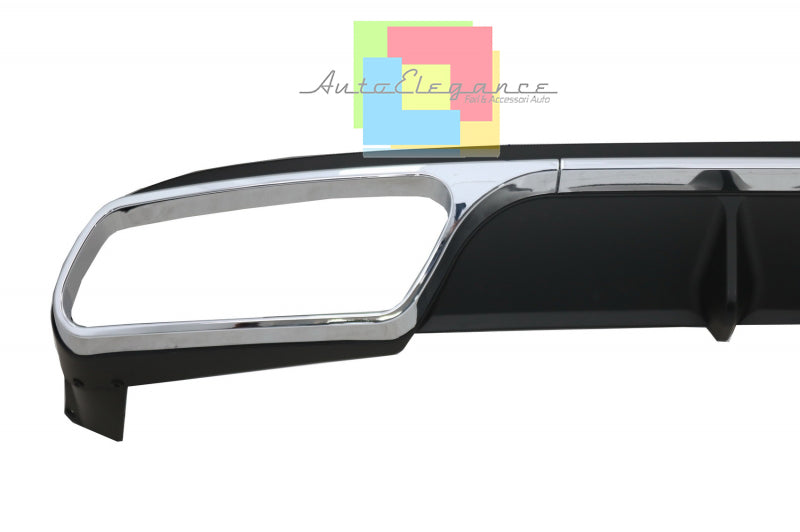MERCEDES CLASSE E W212 2013-2016 DIFFUSORE ABS PROFILI CROMATI LOOK AMG