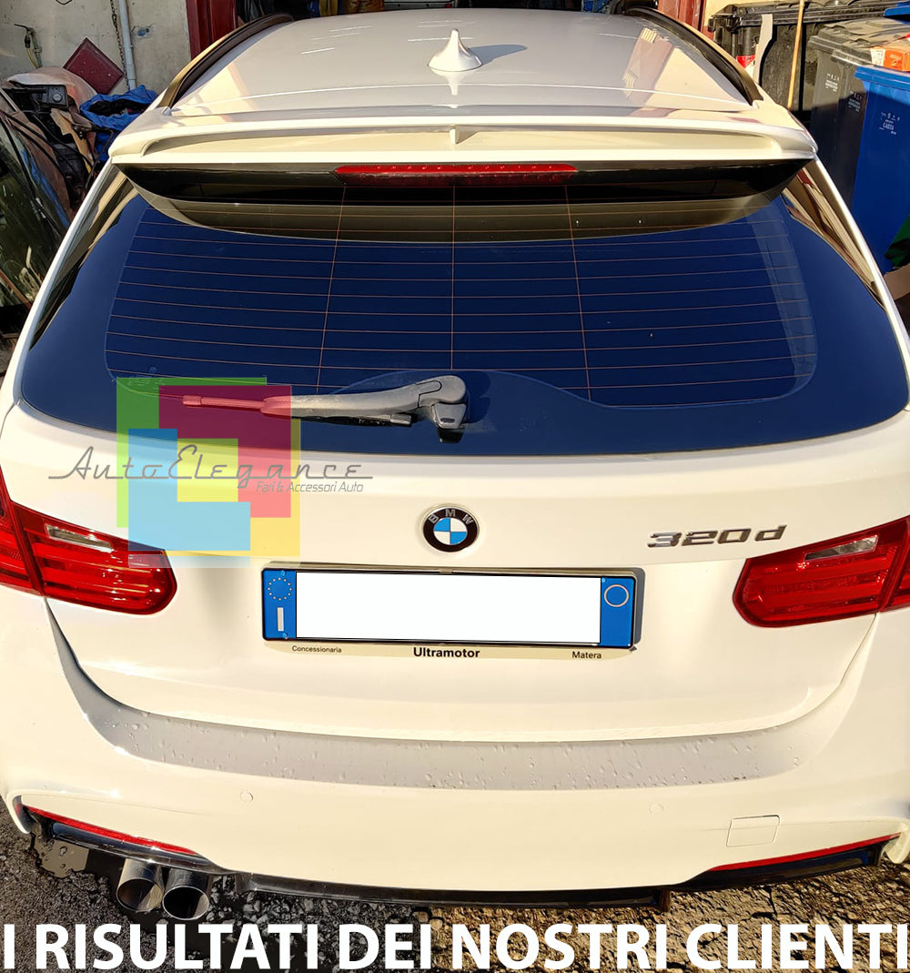 BMW SERIE 3 F31 TOURING DAL 2011 IN POI SPOILER POSTERIORE LOOK M SUL TETTO AUTOELEGANCERICAMBI