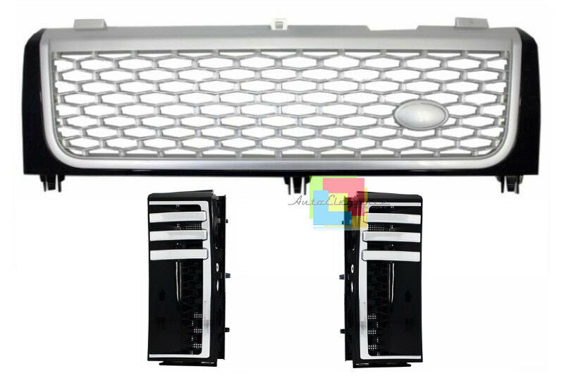 LAND ROVER RANGE ROVER VOGUE 02-05 L322 SET GRIGLIE GRIGIO LOOK AUTOBIOGRAPHY