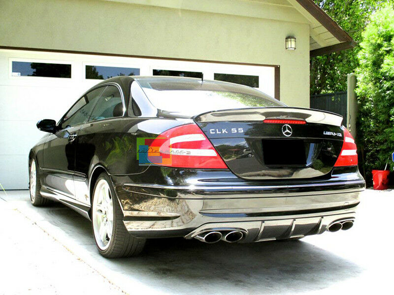 MERCEDES BENZ CLK W209 2002-2010 SPORT EXHAUST TIPPINES LOOK 55 AMG