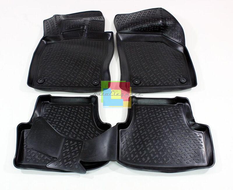 VW GOLF 7 2012+ SET TAPPETINI AUTO IN GOMMA - TAPPETI TOP QUALITA --.