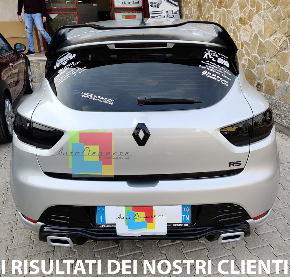 RENAULT CLIO 4 IV 12-19 REAR ROOF SPOILER SPORTY LOOK RS