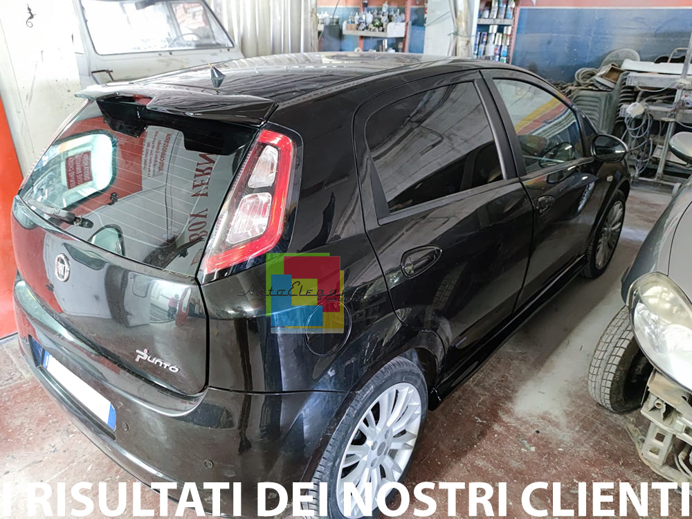 FIAT PUNTO EVO GRANDE PUNTO SPOILER TETTO SPORTIVO ALETTONE DESIGN SPORT